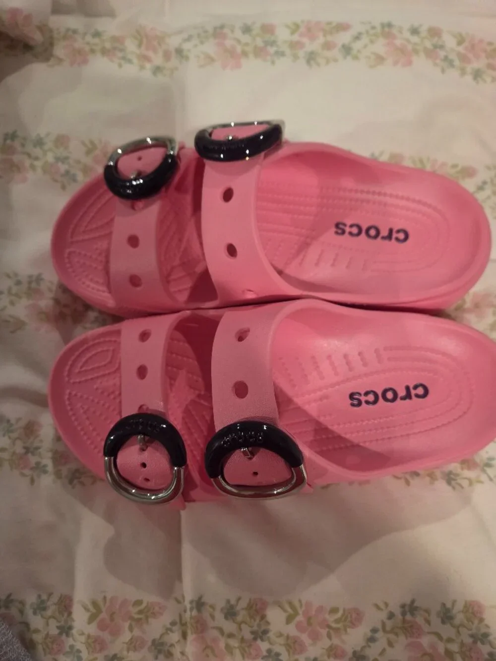 Crocs Saturday Buckle Platform Sandals - Pink Lemonade